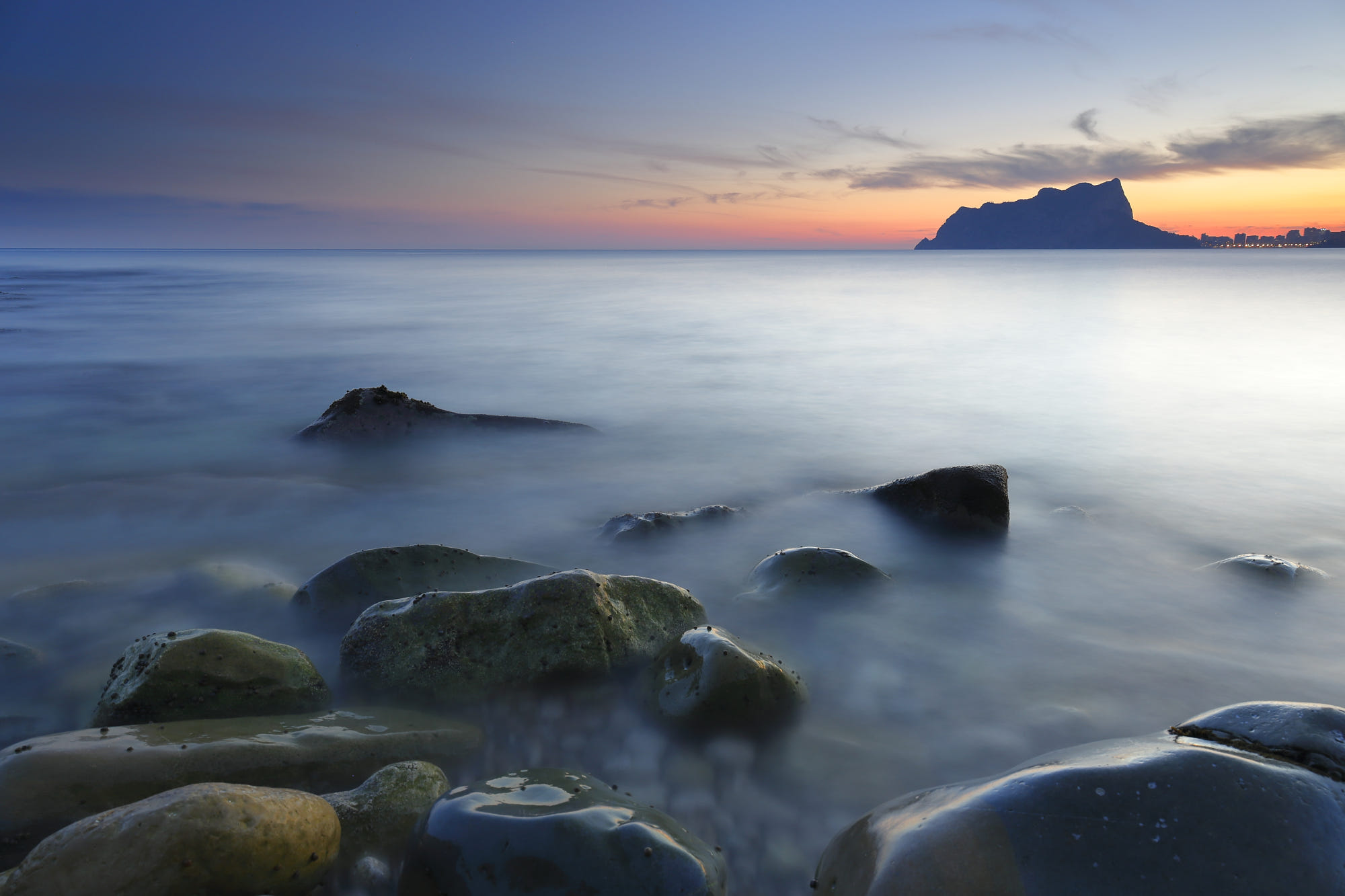 Mi primera larga exposición de paisaje en costa